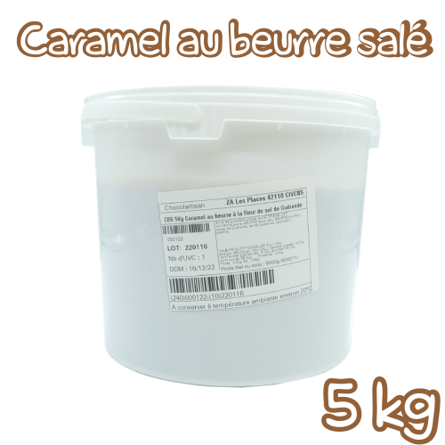 Caramel Beurre Salé et Fleur de Sel de Guérande 5kg