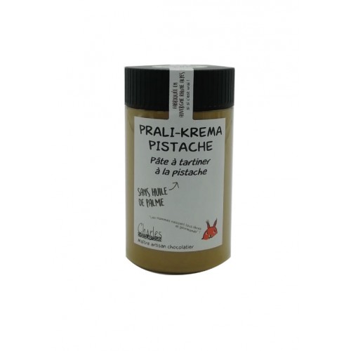 Pâte à tartiner Prali Krema Pistache 280 gr sans huile de palme