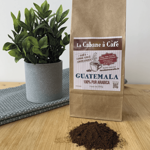 café moulu du Guatemala, en sachet de 250g